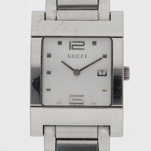 WATCH GUCCI 7700M Square Silver SS QZ